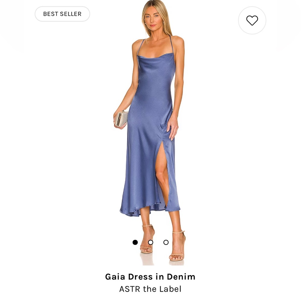 Gaia Dress in Denim
ASTR the Label